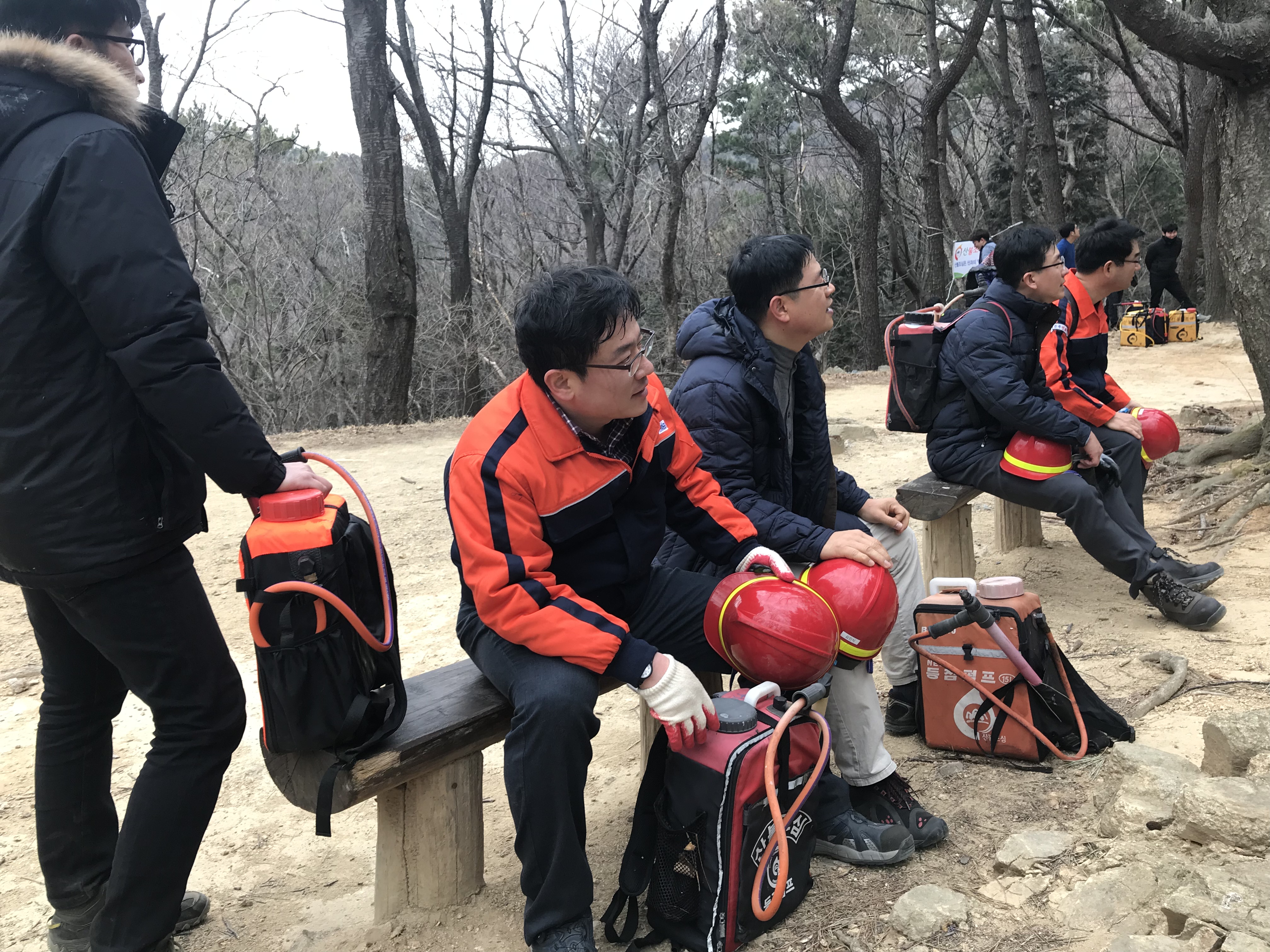 2018 어린이대공원 뒷산(백양산) 산불진화 동참 이미지1번째