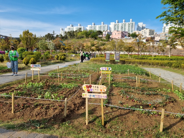 부산시민공원 시민꽃밭 가꾸기 프로그램 개최