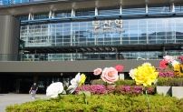 부산역 광장에 활짝핀「자이언트 플라워: 다시 돌아온 봄, 다시 돌아온 일상」전시